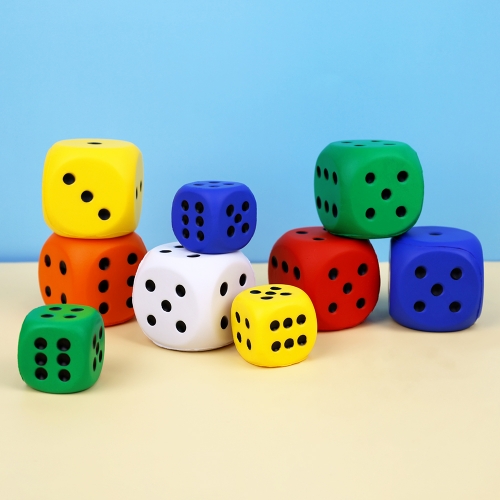 [오아트] 스펀지 주사위 6색 세트(2종 택1/연산/수학교구/KC인증)