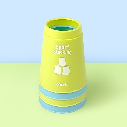 [오아트] 스포츠 스태킹 컵(2종 택1/체육교구/보관 파우치 포함/KC인증)