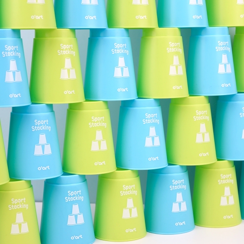 [오아트] 스포츠 스태킹 컵(2종 택1/체육교구/보관 파우치 포함/KC인증)