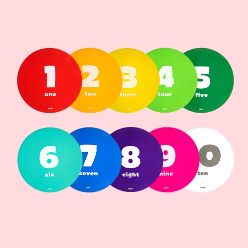 [오아트] 숫자 원마커(신체활동/보관 파우치 포함/KC인증)