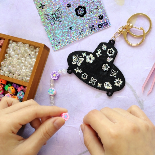 자개 갓 키링 5set