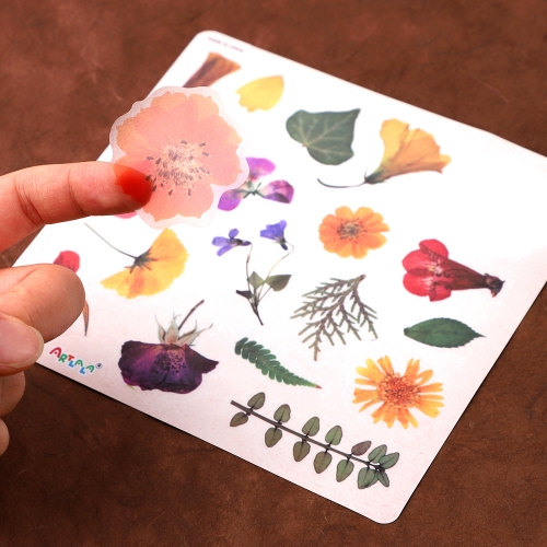 [아트랄라] 압화 스티커 (5장)