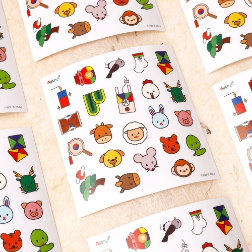 [아트랄라] 십이지신 스티커 (5매)