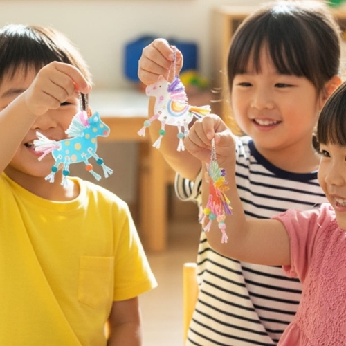 알록달록 나만의말키링 만들기키트 (9개만들수있어요)