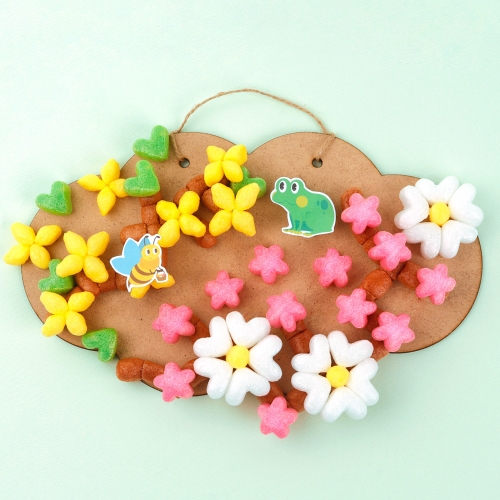 플레이콘 계절이 피어나는 나무걸이 5인용-봄