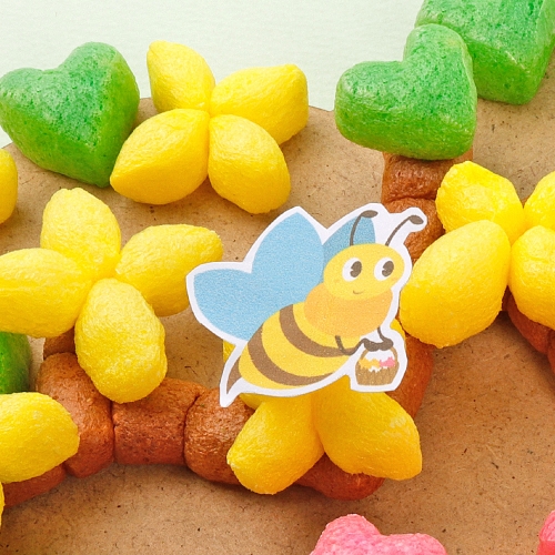 플레이콘 계절이 피어나는 나무걸이 5인용-봄