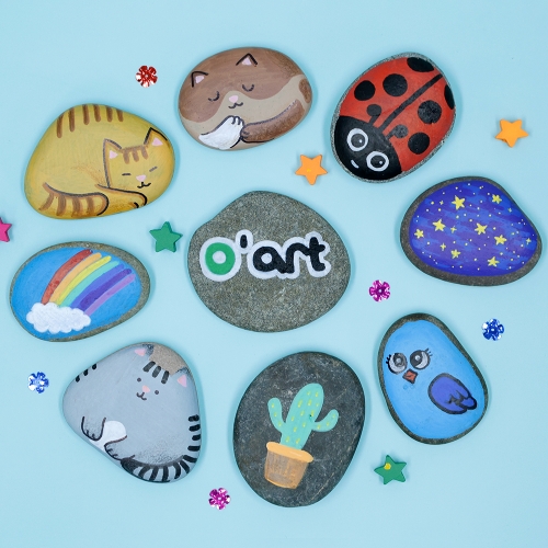 [오아트] 그리기 납작돌(자연석/반려스톤/KC인증)