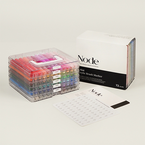 [쉴드] 노드브러쉬 마카 72색