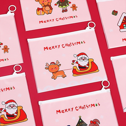 [아트필드] 크리스마스 PVC 지퍼백