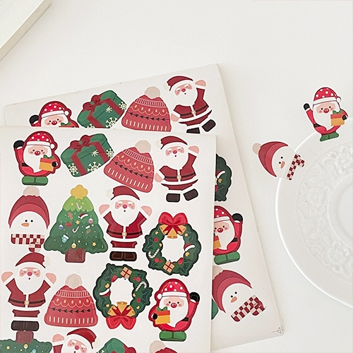 [아트필드] 크리스마스 데코 스티커