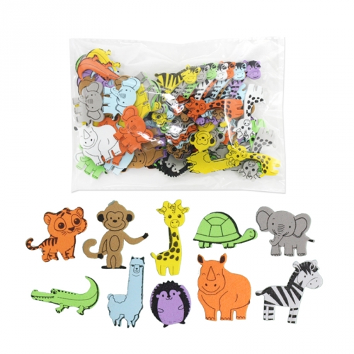 EVA 동물 스티커 80매입