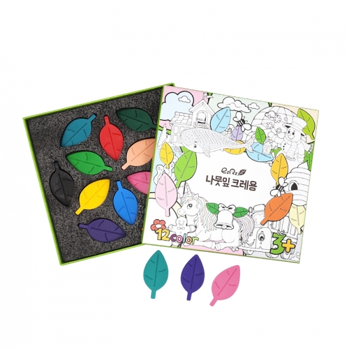 나뭇잎 크레용 12색