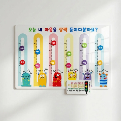 메이크문구 펠트 감정온도계