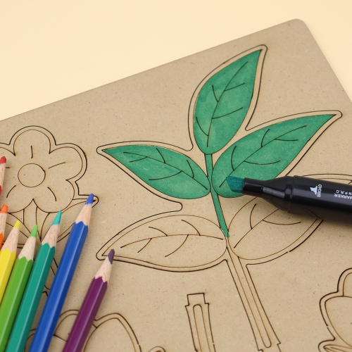 [오늘놀이] 꽃꽂이 화분 만들기(컬러링/자연환경/KC인증)