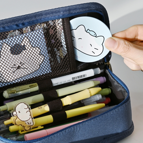 캠퍼스 스퀘어 필통 펜파우치