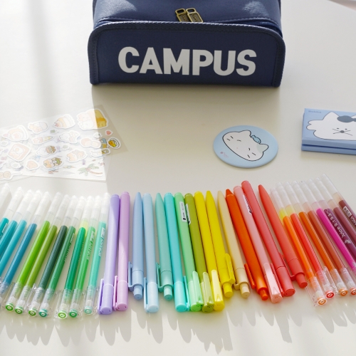 캠퍼스 스퀘어 필통 펜파우치