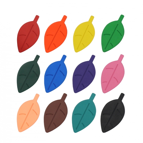 나뭇잎 크레용 12색 컬러링 선물세트