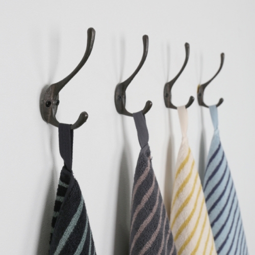 송월 스트라이프 핸드타올 고리수건 5장세트