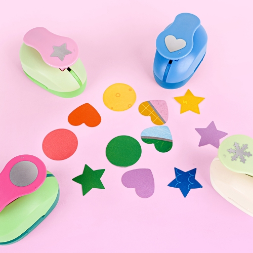 모양펀치(대) 4종세트(1334set)→(동그라미+별+하트+눈꽃)