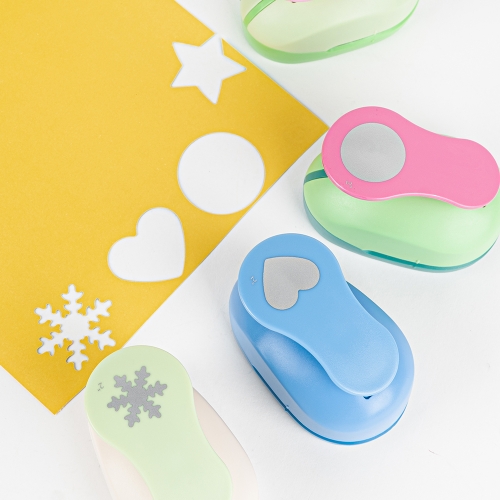 모양펀치(대) 4종세트(1334set)→(동그라미+별+하트+눈꽃)