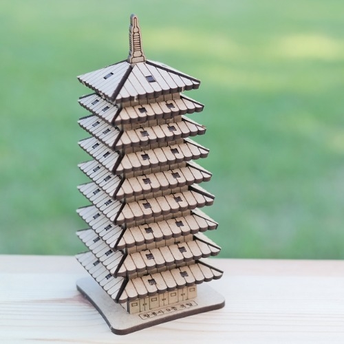 모또 나무 황룡사 구층목탑