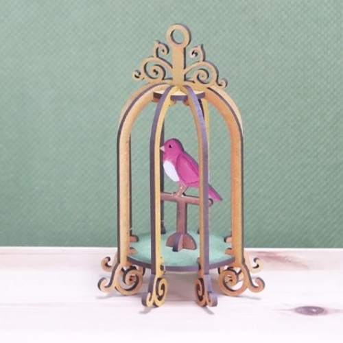 모또 나무 새장