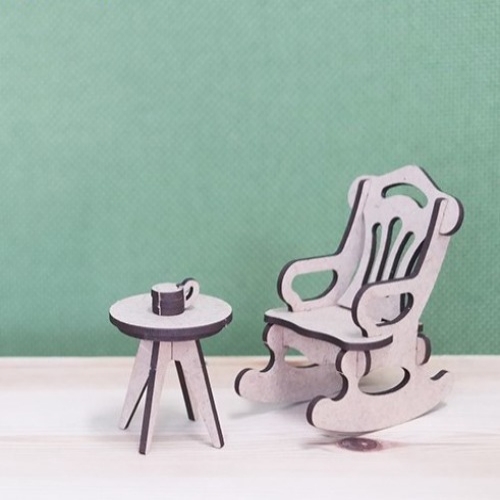 모또 나무 안락의자