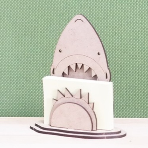 모또 나무 상어 메모꽂이