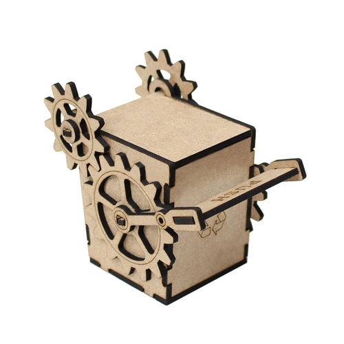 모또 나무 톱니바퀴 보관함