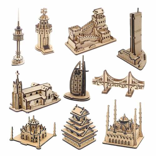 모또 나무 세계 랜드마크 아시아편 세트