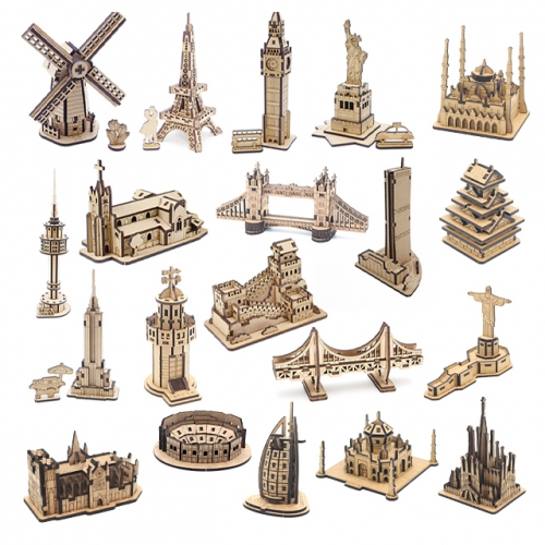 모또 나무 세계 랜드마크 20종세트 만들기