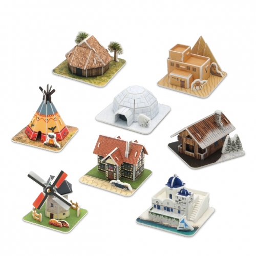 모또 세계 전통가옥 유럽편 8종