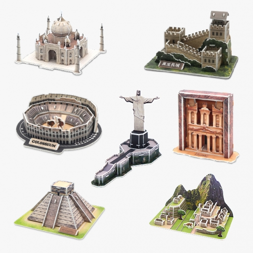 모또 세계 7대 불가사의 랜드마크 세트