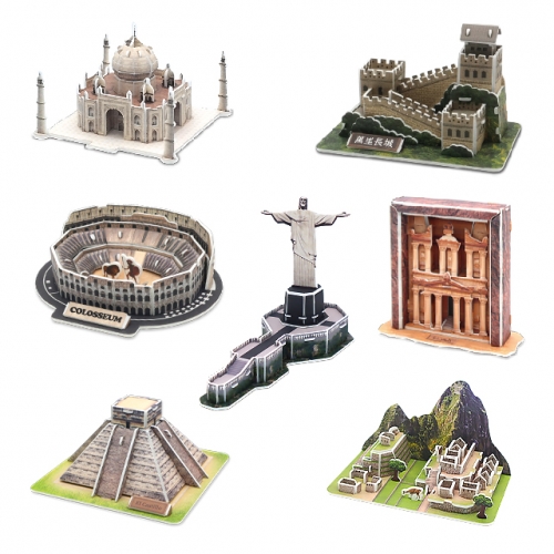 모또 세계 7대 불가사의 랜드마크 세트