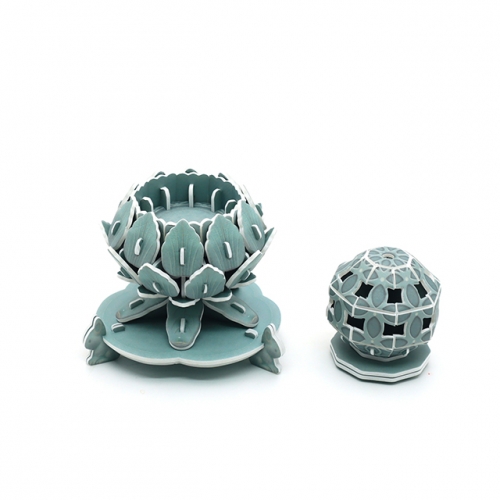 모또 청자 투각칠보문뚜껑 향로