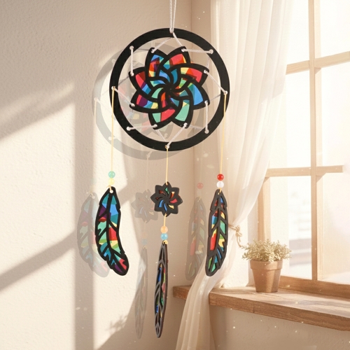 메이크문구 W055 썬캐쳐만들기 드림캐쳐