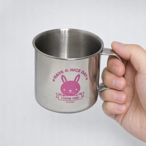 손잡이 스텐 양치컵 (4개)