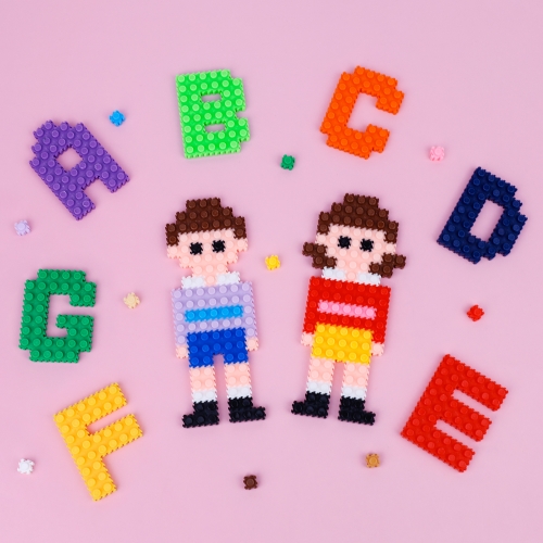 [오늘놀이] 8mm 디폼블록 대용량 세트 10,000pcs(24색/부자재 포함/KC인증)