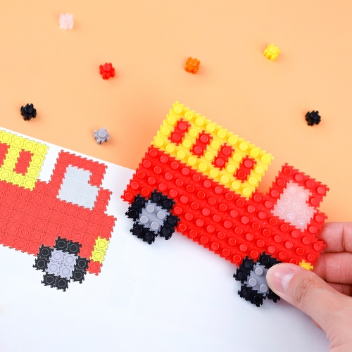 [오늘놀이] 8mm 디폼블록 대용량 세트 10,000pcs(24색/부자재 포함/KC인증)