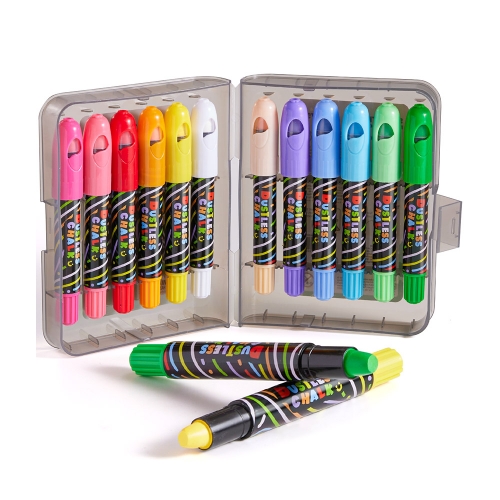 [리틀호안미로]젤타입 먼지없는분필 12색(99902)