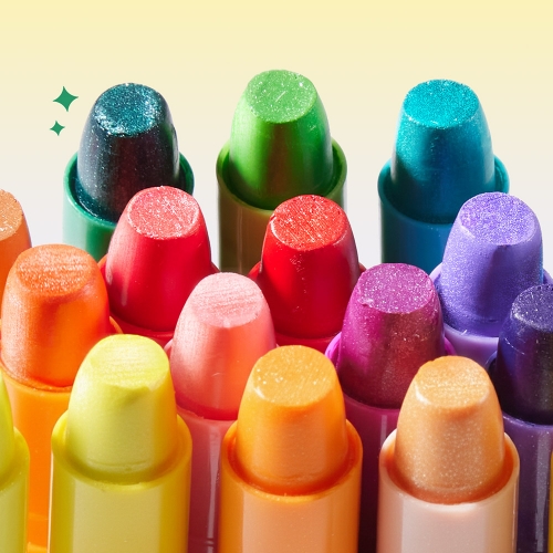 [리틀호안미로]반짝이 실크크레용12색/24색 (종류 선택)