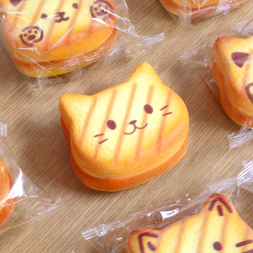 냥토스트 말랑이 스퀴시 (3개)