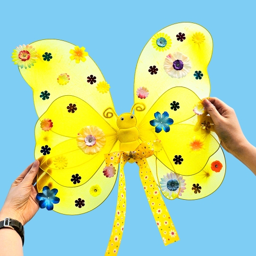 [만꾸] 봄꽃 나비 날개