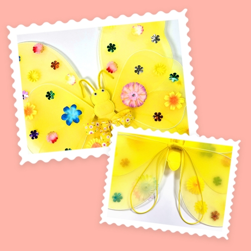 [만꾸] 봄꽃 나비 날개