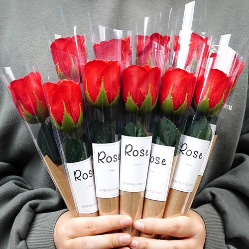 크라프트 비누 장미 1p 선물 생일 졸업 축하