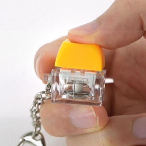 아무말 LED 랜덤 키캡 키링 1p 동물 캐릭터 열쇠고리