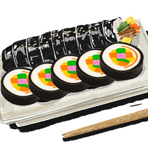김밥 지우개 1p 미니어처 학습준비물