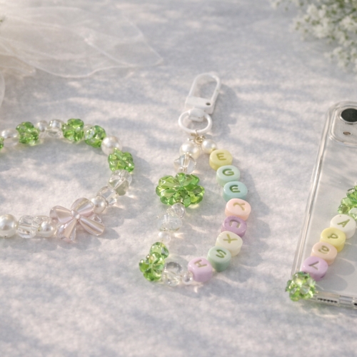 메이크문구 5000 모양비즈 98번 네잎클로버