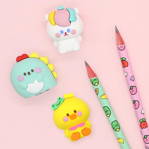 쪼꼬미 친구들 피규어 연필깎이 1p 신학기 학용품 캐릭터