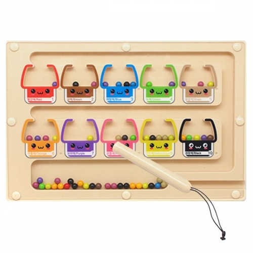 자석 미로 1p 보드게임 숫자 색상 맞추기